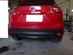 140418 CX-5 ﾘｱﾊﾞﾝﾊﾟｰｽﾎﾟｲﾗｰ 塗装取付