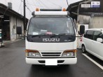 200401【ドレスアップ】京都市山科区法人様 エルフ　ダブルキャブ　パワーゲート車　全塗装